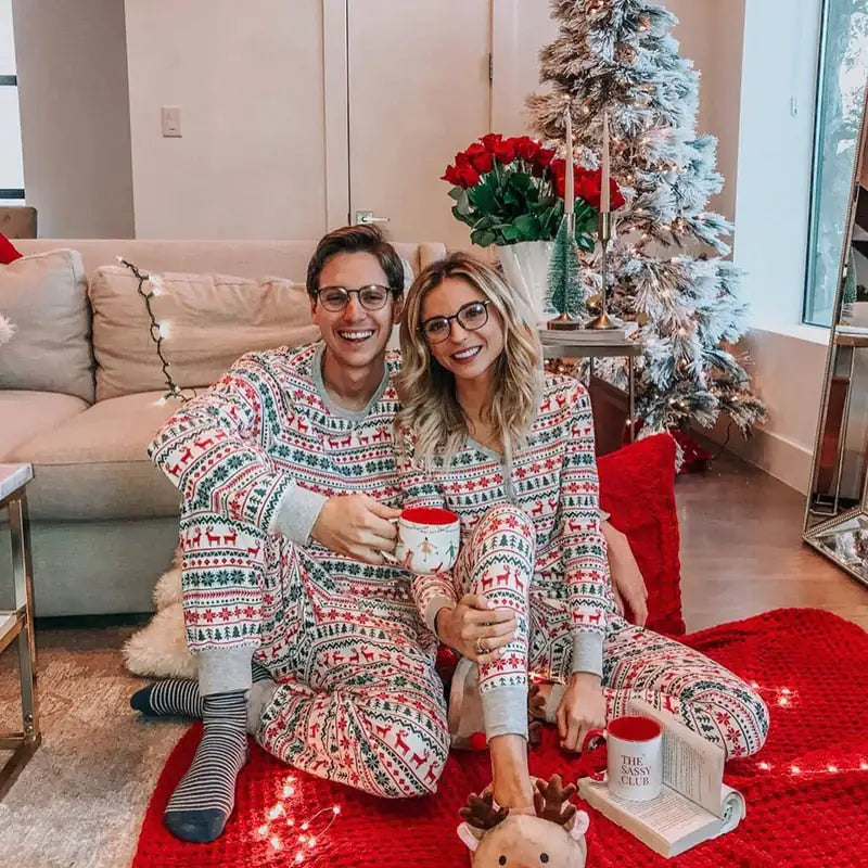 Family Matching Christmas Pajamas Set Rieworkes