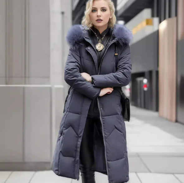 Women's Slim Fit Long Padded Jacket Rieworkes