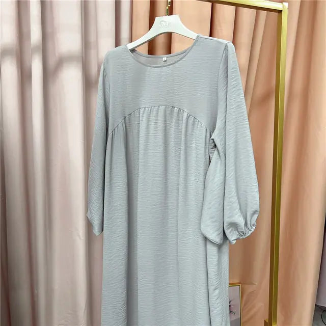 Solid Color Abayas for Women Rieworkes