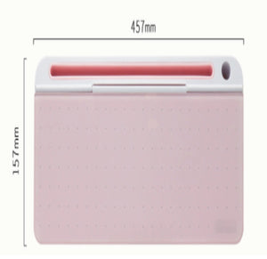 Office Glass Dry Erase Desktop Computer Storage Whiteboard pad Rieworkes