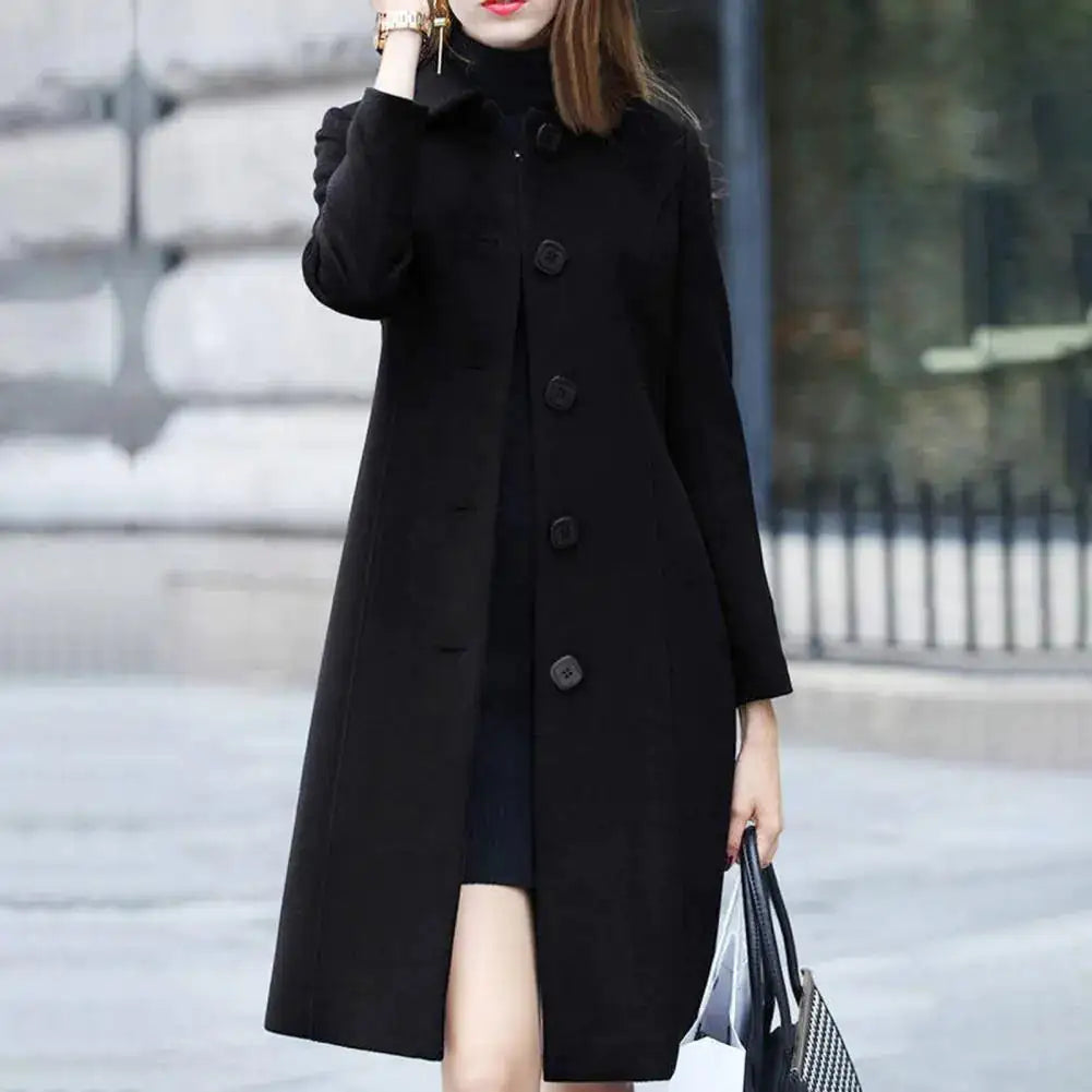Mid Length Elegant Warm Winter Coat Rieworkes