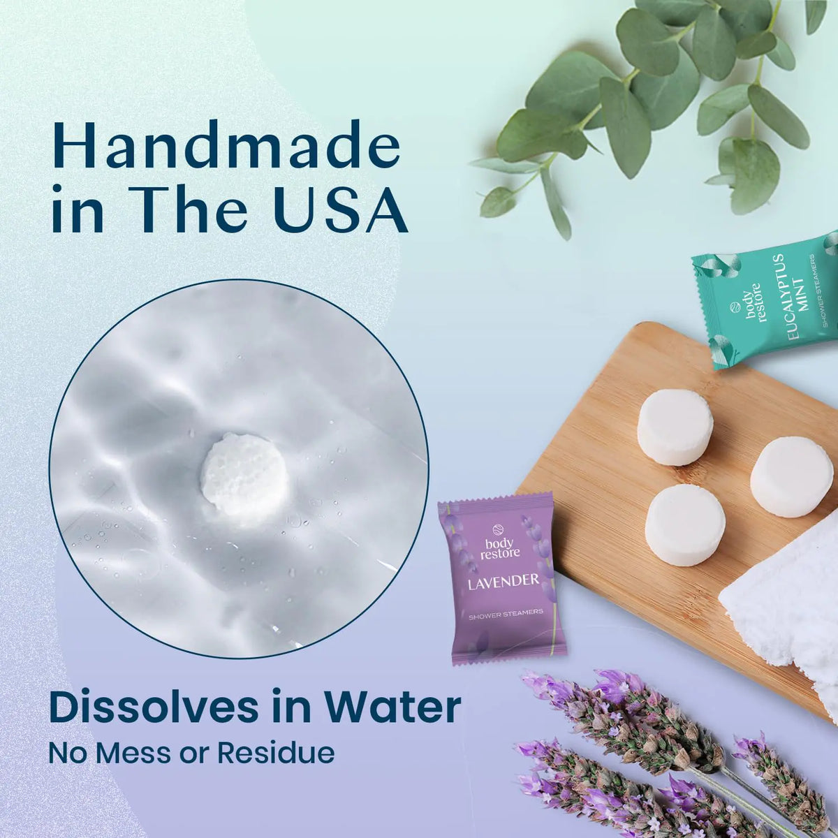 Body Restore Shower Steamers Aromatherapy 6 Pack, Relaxation Birthday Gifts for Women and Men, Stress Relief and Luxury Self Care - Variety 6 Count (Pack of 1) Clarity Rieworkes
