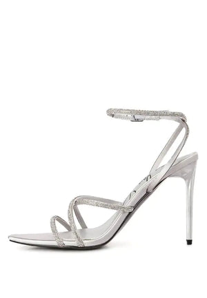 Rhinestone Embellished Stiletto Heels Rieworkes