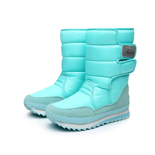 Winter Non-Slip Waterproof Cotton Flat Boots Mimarta