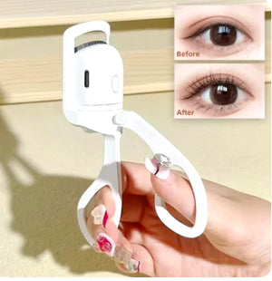 Portable Electric Heated Eyelash Curler Rieworkes