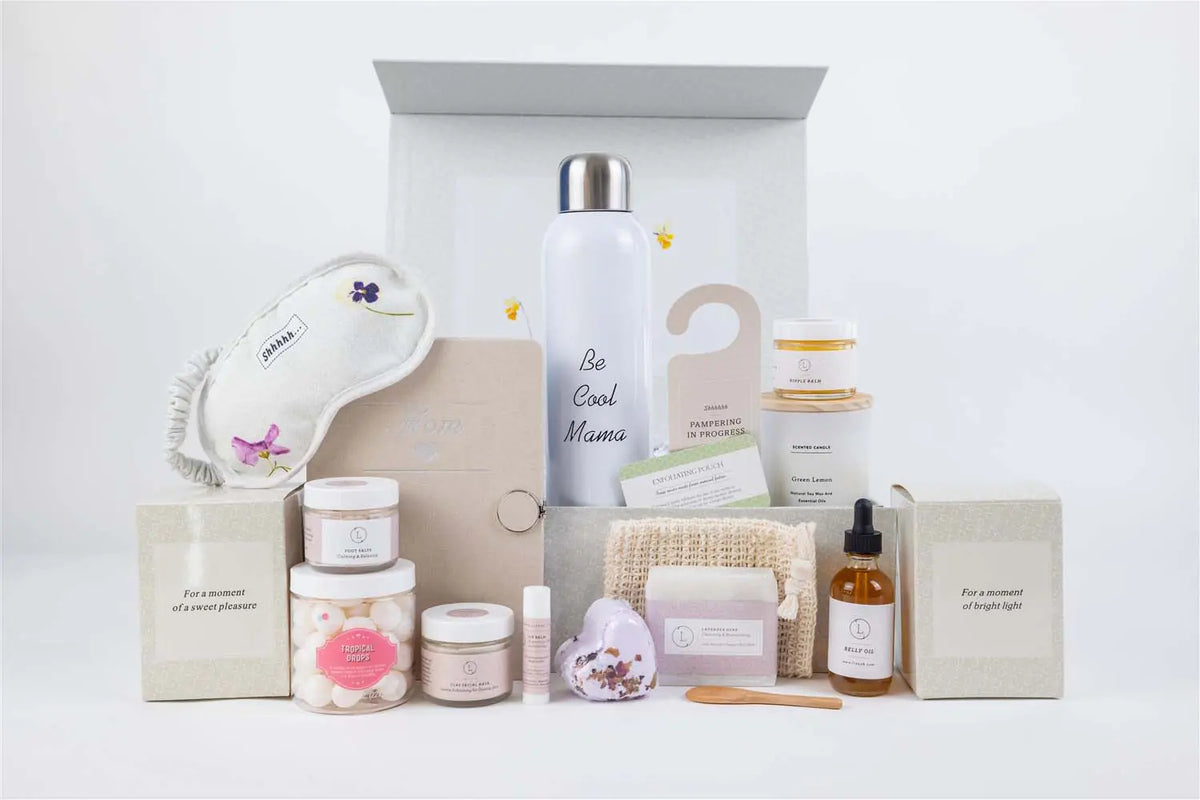 New Mom Gift, Pampering Natural Skincare gift for New Mom Mimarta