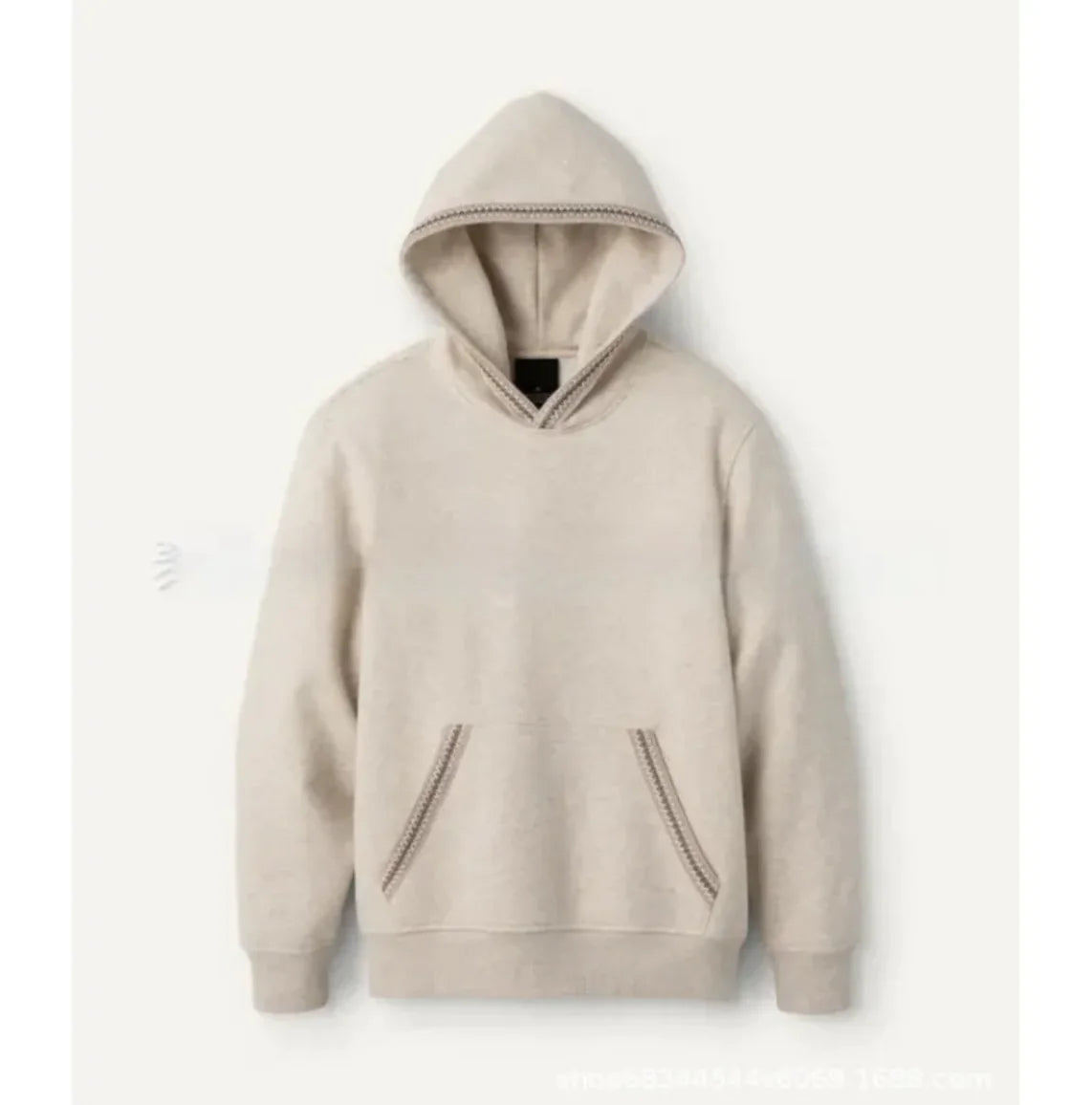 Fleece-Lined Hooded Earth Tone Pullover Rieworkes