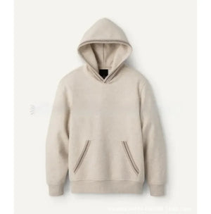 Fleece-Lined Hooded Earth Tone Pullover Rieworkes