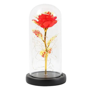 Enchanted Glass Rose Decoration Rieworkes