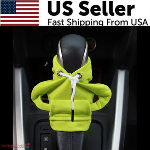 Car Gear Shift Cover Mini Hoodie Gear Shift Cover for Car Shifter Interior Trim Rieworkes