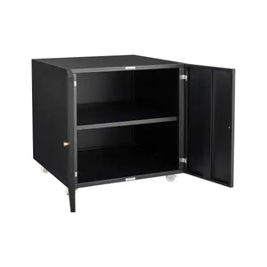 Office Furniture Copy Cabinet Black 2 Door Steel Copy Rack Mobile Dock Document Printer Rack Mimarta