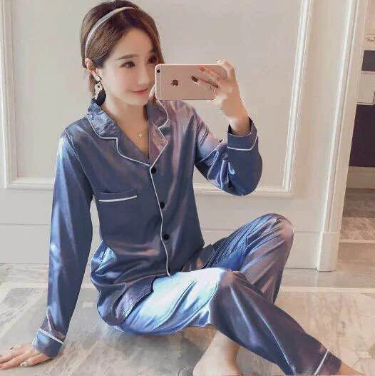 Autumn Ice Silk Loungewear Rieworkes