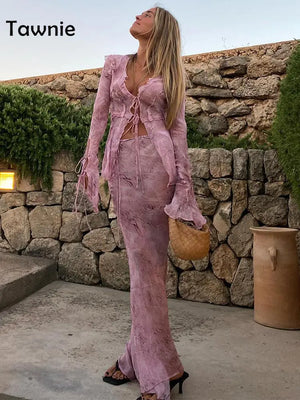 See Through Dress Sets Rieworkes