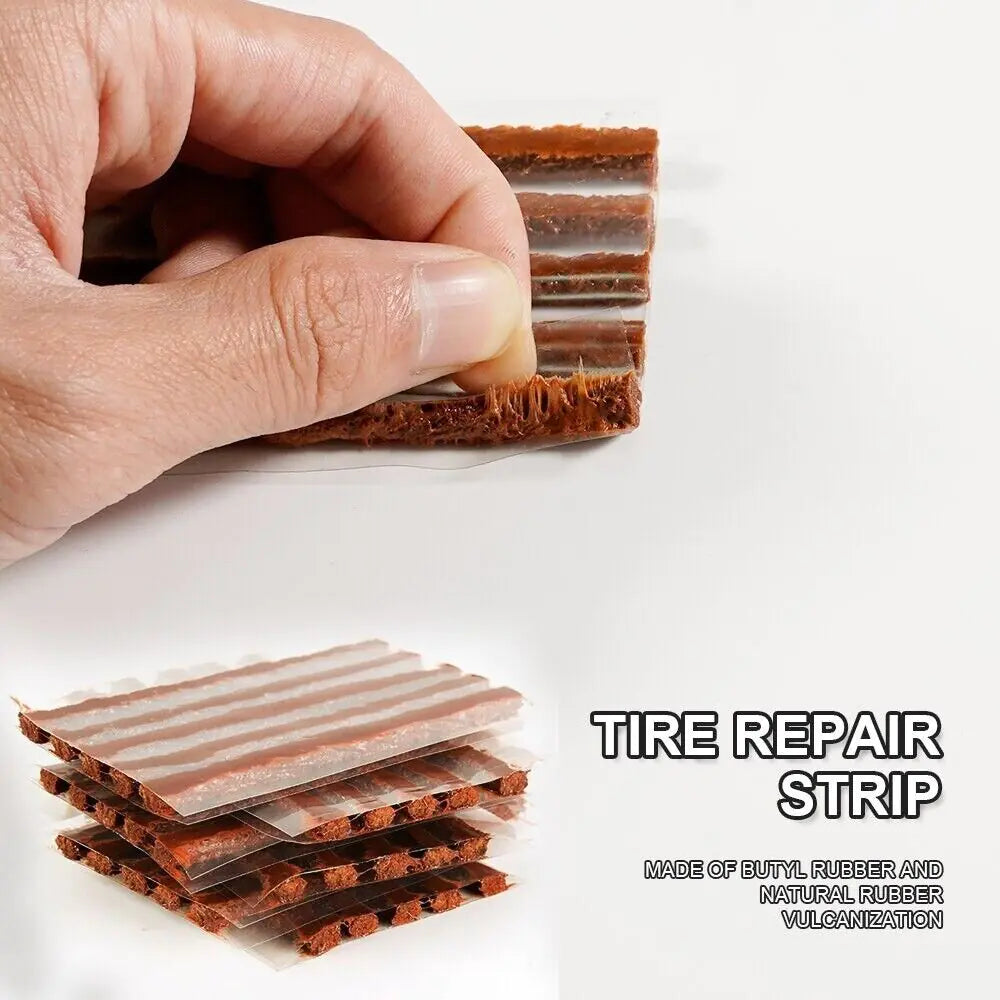 68pc Tire Repair Kit DIY Flat Tire Repair Car Truck Motorcycle Home Plug Patch Rieworkes