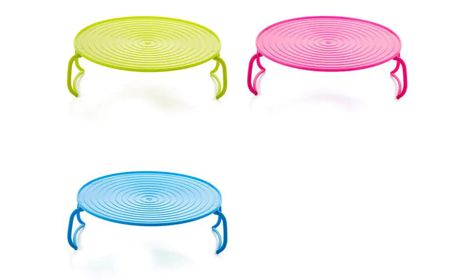 Microwave Tiered Steamer Rack with Heat-Resistant Tray Mimarta