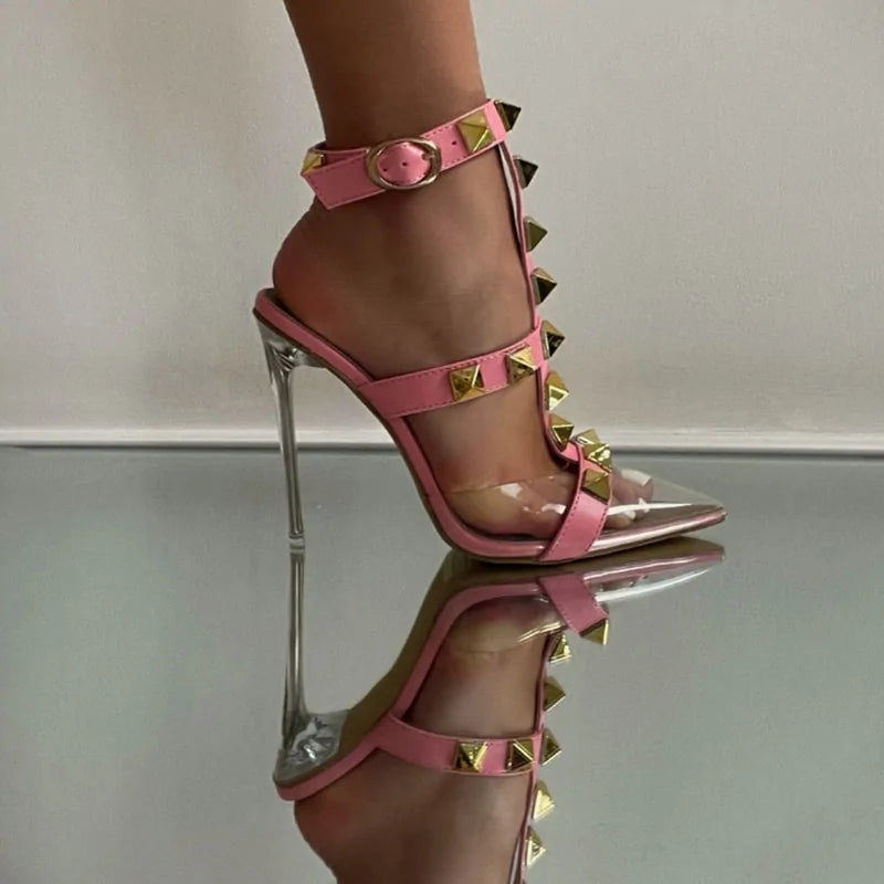 Women's High Heels Rivet Rieworkes