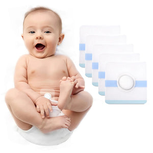 ENLUNTRA Belly Button Shaper with Waterproof Cotton Pads(5 Pieces)Baby Belly BandBaby Belly Button BandBaby Belly Button wrap 8×8cm Mimarta