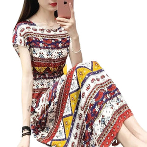 Batik Printed Cotton Dress and Skirt Combo Rieworkes