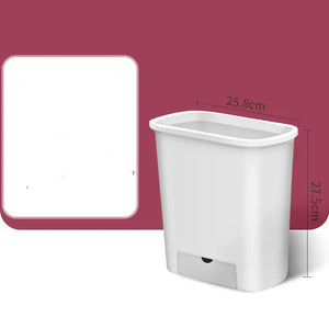 Wall-Mounted Kitchen Trash Can and Organizer Shelf Mimarta