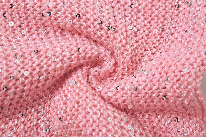 Sweet Like Sugar Distressed Crochet Mini Skirt Set Rieworkes