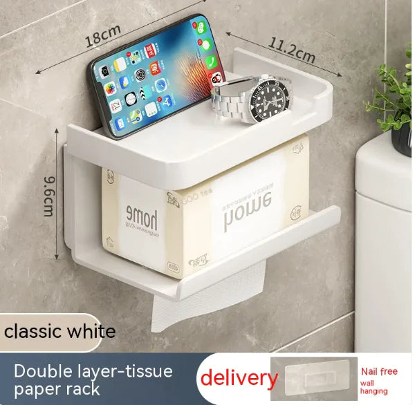 Toilet Tissue Box Wall-mounted Shelves Rieworkes