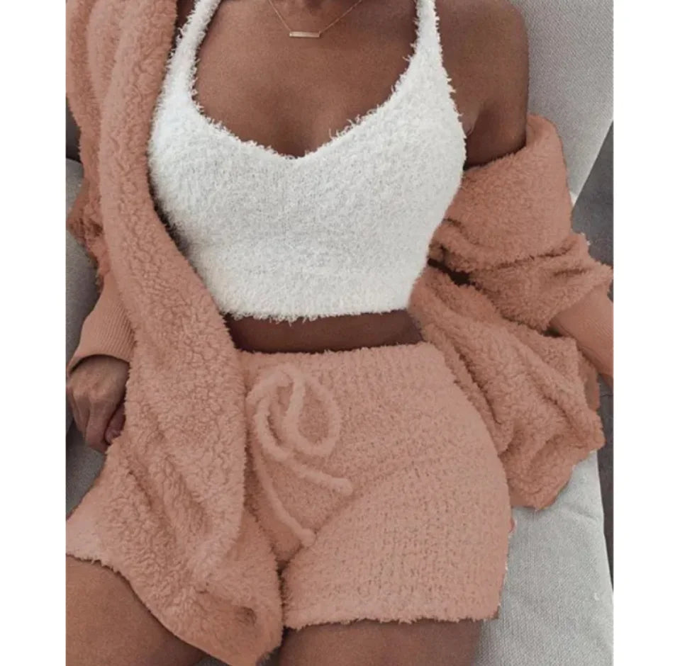 Women's 3-Piece Pajama Set Mimarta