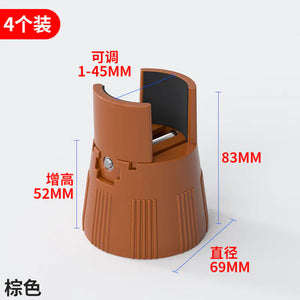 Adjustable Furniture Leg Risers for Tables and Desks Mimarta