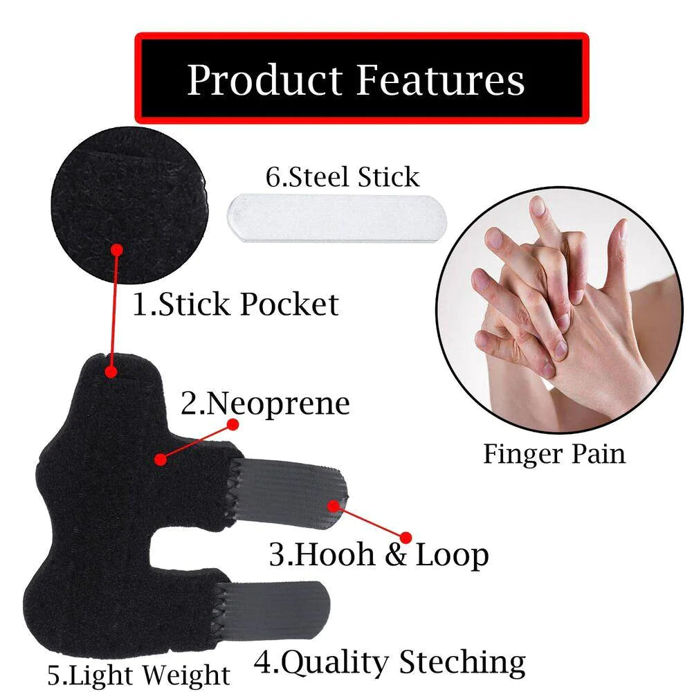 Adjustable Trigger Finger Splint Straightener Corrector Brace Support Protector Rieworkes