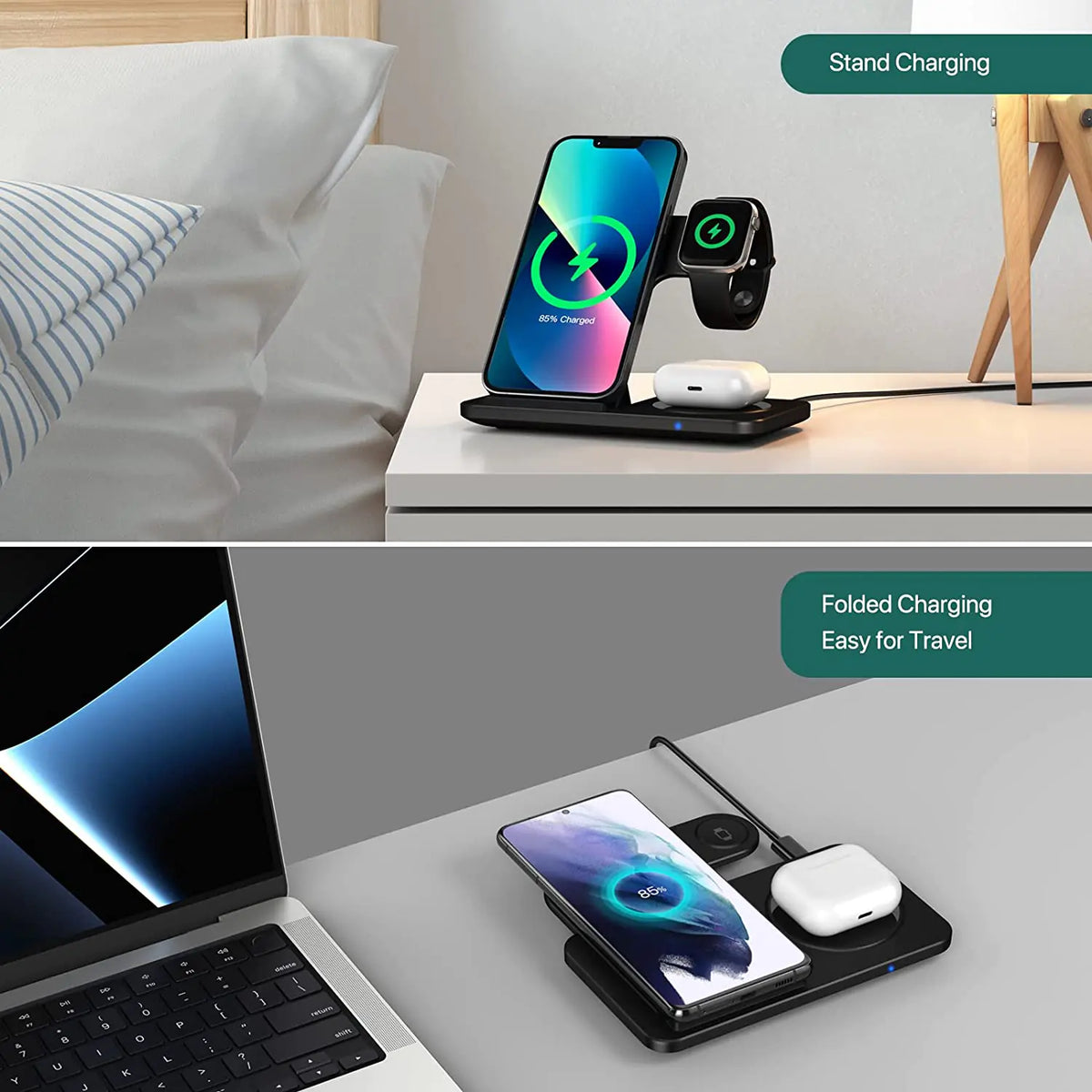 Fast Wireless Charger Stand Rieworkes