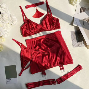 Sissy Seamless Lingerie Set Rieworkes