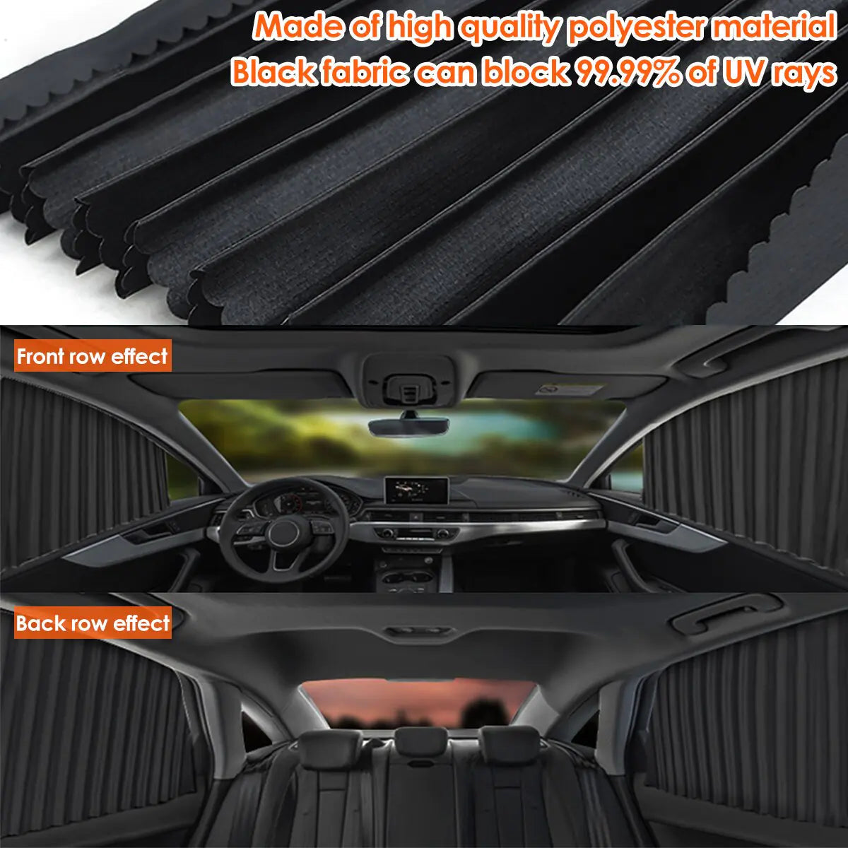 Magnetic Side Window Curtain Rieworkes