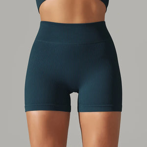 Seamless High Waist Yoga Gym Shorts Rieworkes