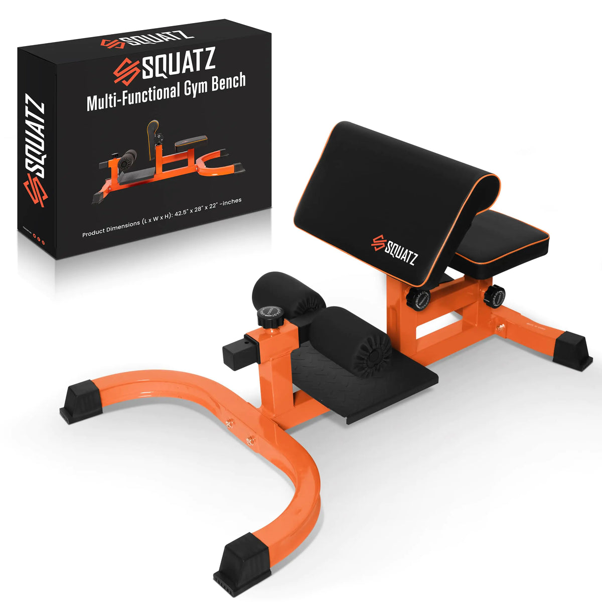 SQUATZ Sissy Squat Machine and Preacher Curl Bench - Squatting Bench for Home Gym Workout Station and Leg Exercise Designed to Train Abs Thighs and Glutes Mimarta