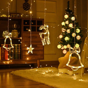 LED Star Curtain Fairy String Lights Rieworkes
