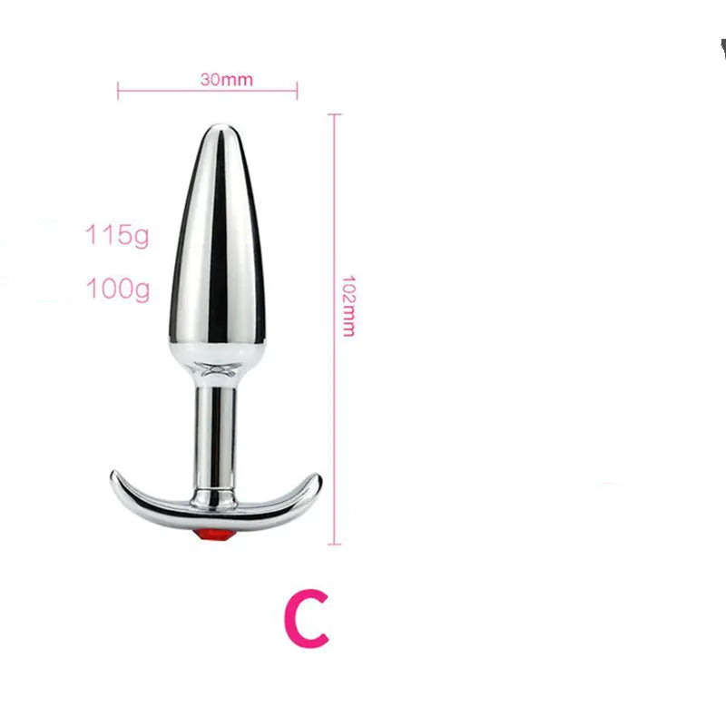 Metal Anal Toy Set for Adult Pleasure and Exploration Mimarta