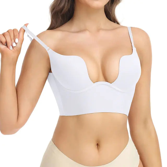 Shapewear Bodysuit Women Deep V-Neck Rieworkes