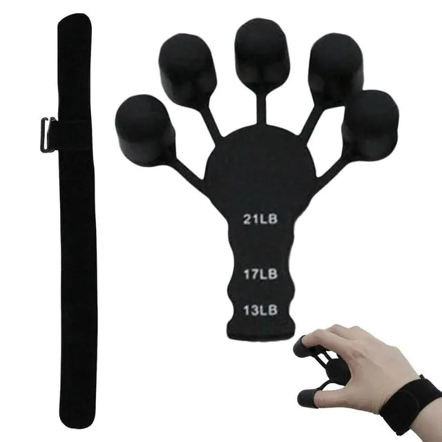 Silicone Grip Strengthener - Finger Exerciser for Gym Fitness and Training Rieworkes