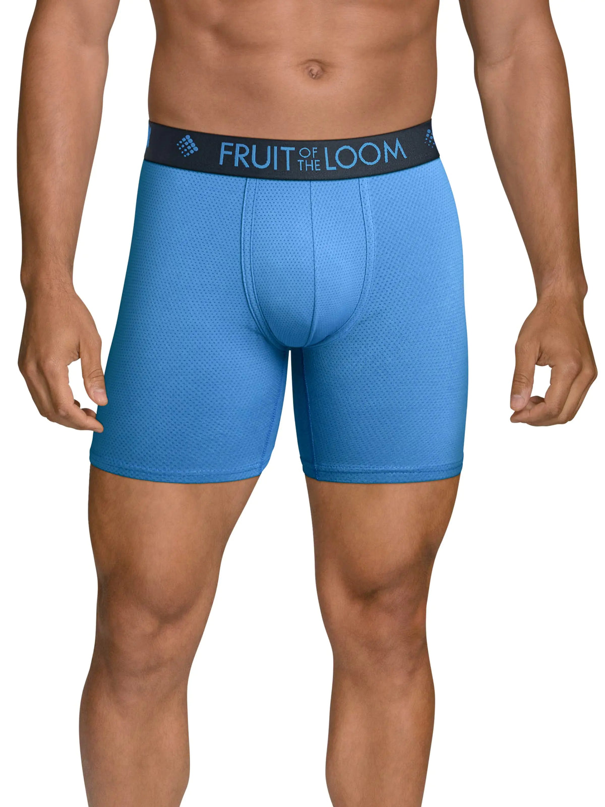Fruit of the Loom Men's Breathable Boxer Briefs, Moisture Wicking Underwear, Assorted Color Multipacks Regular Leg X-Large Micro Mesh - Colors May Vary Rieworkes