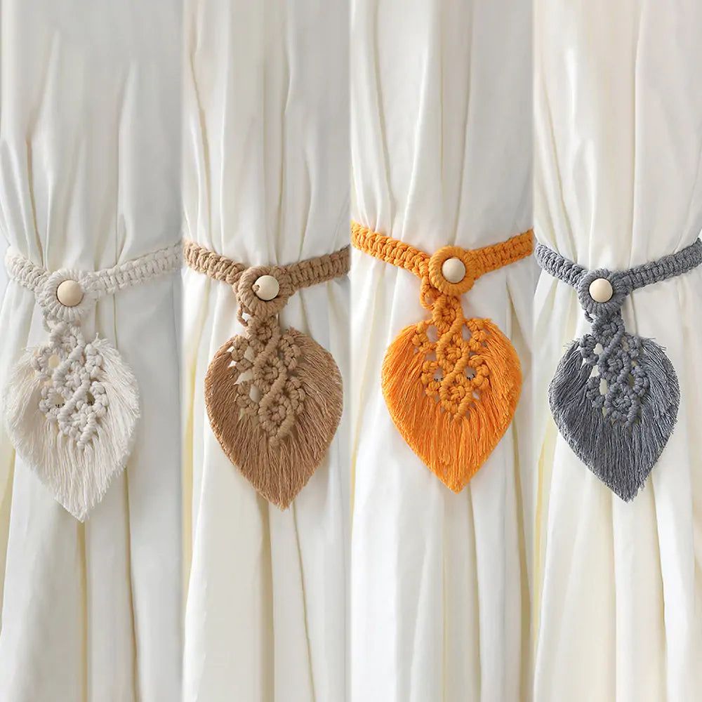 Macrame Room Decoration Curtain Tieback Rope Rieworkes
