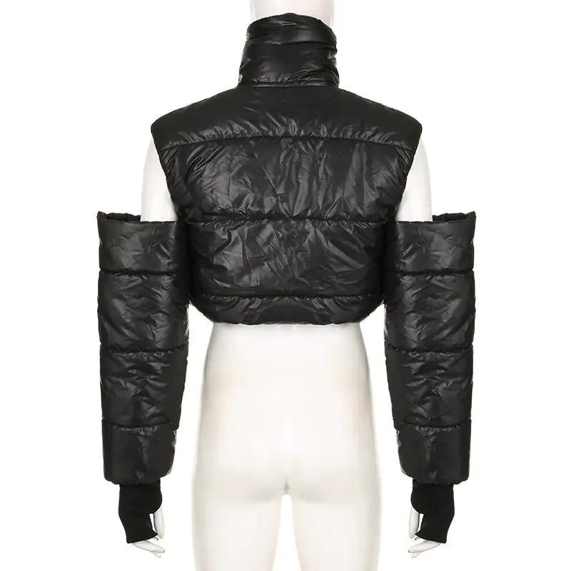 Cutout Cropped Puffer Jacket Rieworkes
