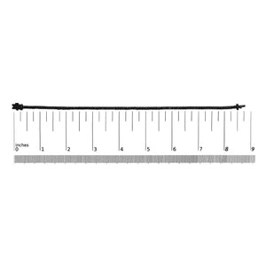 Black Rhodium Plated .925 Sterling Silver 5.00 Cttw Black Diamond Tennis Bracelet  (Black Color, I2-I3 Clarity) - 8.5 Inches Rieworkes