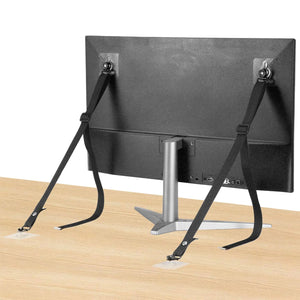 4pcs Adjustable TV Anti Tip Safety Straps No Drill TV Straps for Baby Proofing Furniture Anchor Straps Anti-tip Furniture Wall Anchor Straps TV Straps Safety for Flat Screens Cabinet Table Stand Rieworkes