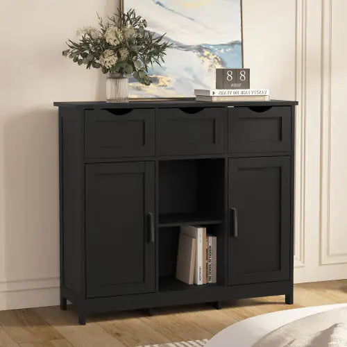 Storage Cabinets,Wooden Floor Cabinet,with Drawers And Shelves Storage Cabinets,Accent Cabinet For Living Room,Bedroom,Bathroom Furniture Home Decor Rieworkes