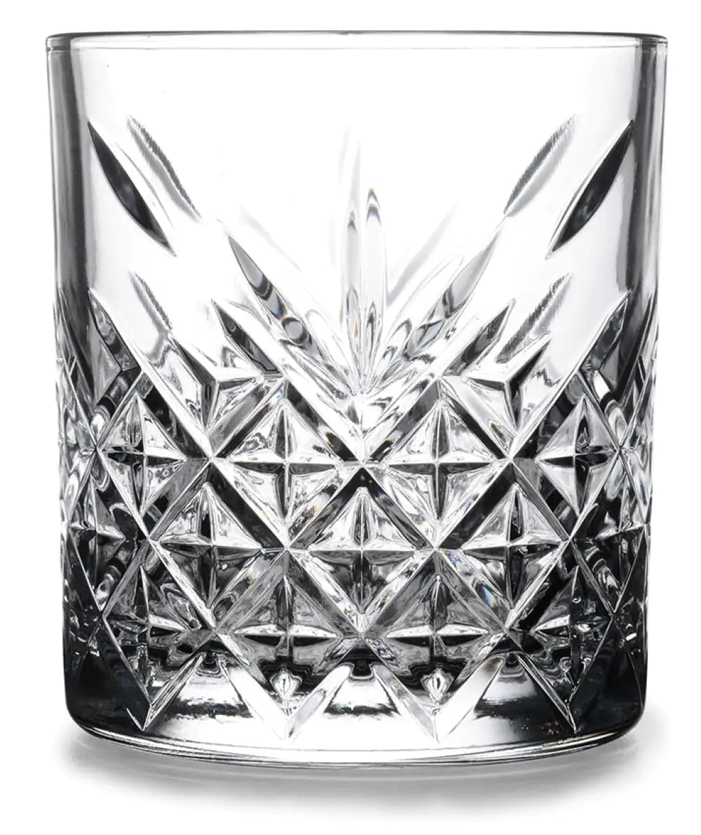 Paşabahçe 52790 Timeless 4 Pieces Whiskey and Water Glasses, 345 cc Rieworkes