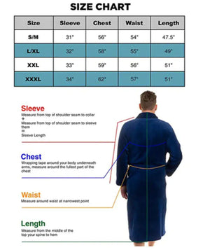 Bathrobe Winter Warm Casual Flannel Robe Rieworkes