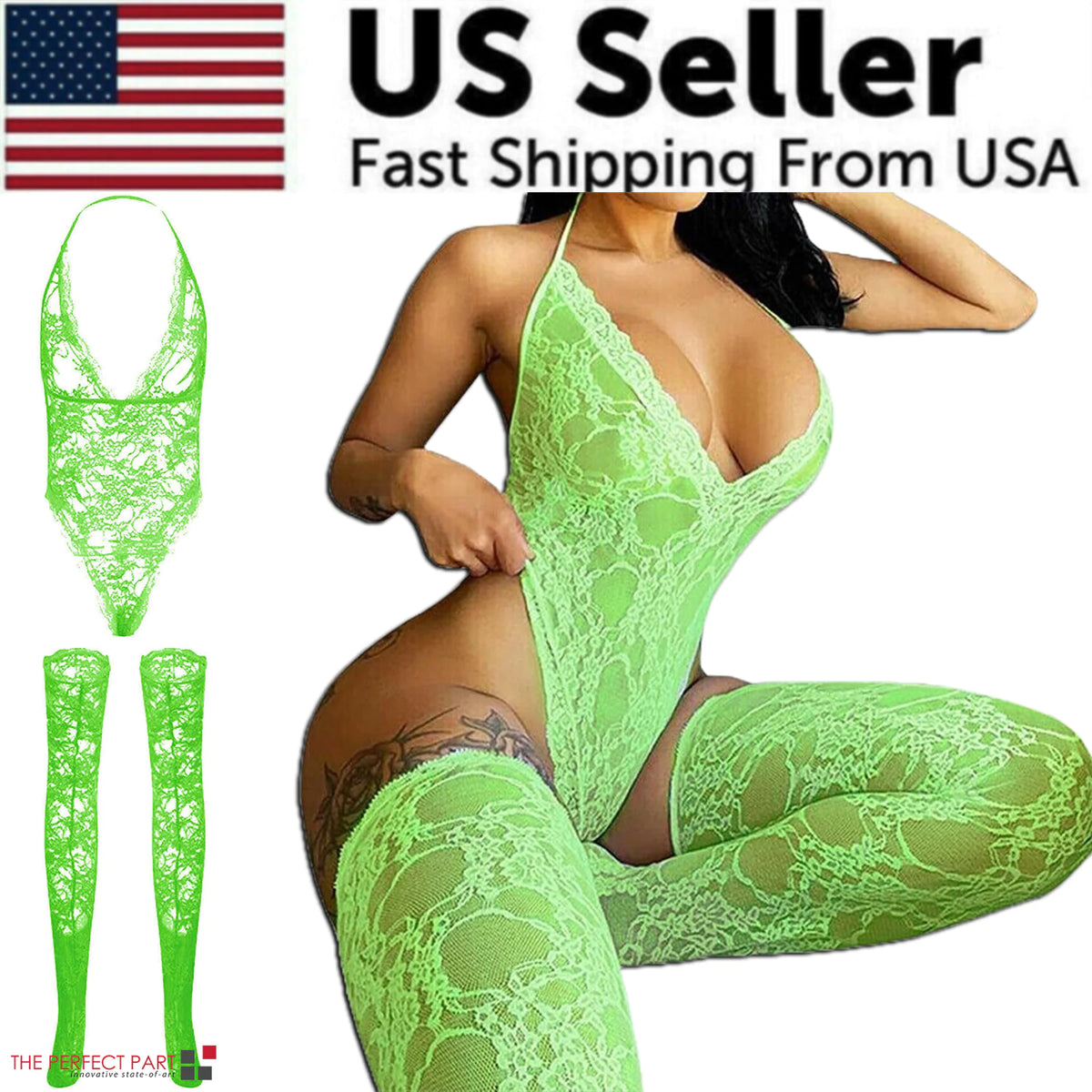 Women Lace Sexy Lingerie Nightwear Babydoll Sleepwear Bodysuit Dress Plus Size Rieworkes