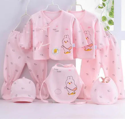 Luxury 7-Piece Cotton Clothing Set for Newborns Mimarta
