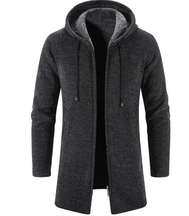 Men's All-Season Fleece-Lined Trend Cardigan – Versatile and Stylish Rieworkes