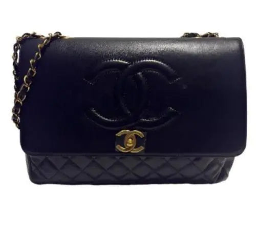 Flap with Top Black Lux Bag Mimarta