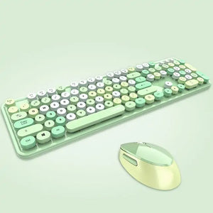 Wireless Round Keycap Keyboard Set Rieworkes